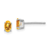 14k-white-gold-5x3mm-oval-citrine-earrings-SolomonJeweler-Wichita-KS-CustomJewelry