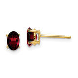 14k-6x4mm-oval-garnet-earrings-SolomonJeweler-Wichita-KS-CustomJewelry