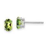 14k-white-gold-6x4mm-oval-peridot-earrings-SolomonJeweler-Wichita-KS-CustomJewelry