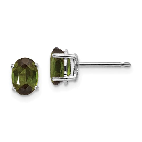 14k-white-gold-green-tourmaline-earrings-SolomonJeweler-Wichita-KS-CustomJewelry