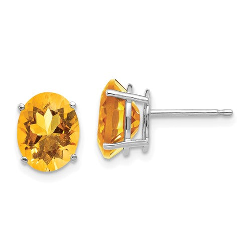 14k-white-gold-9x7mm-oval-citrine-earrings-SolomonJeweler-Wichita-KS-CustomJewelry