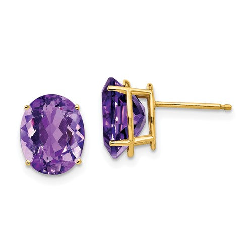 14k-10x8mm-oval-amethyst-earrings-SolomonJeweler-Wichita-KS-CustomJewelry