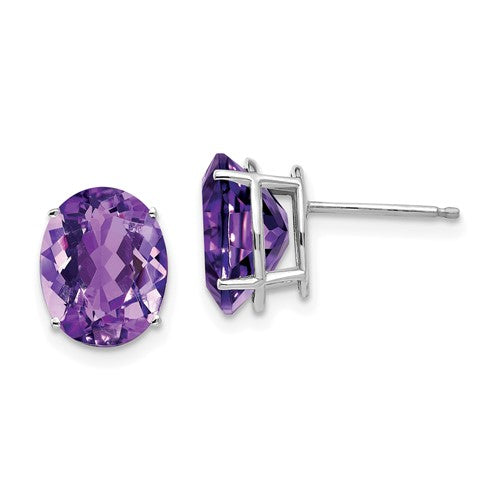 14k-white-gold-10x8mm-oval-amethyst-earrings-SolomonJeweler-Wichita-KS-CustomJewelry