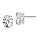 14k-white-gold-10x8mm-oval-cubic-zirconia-earrings-SolomonJeweler-Wichita-KS-CustomJewelry