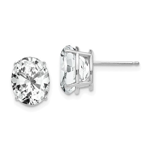 14k-white-gold-10x8mm-oval-cubic-zirconia-earrings-SolomonJeweler-Wichita-KS-CustomJewelry
