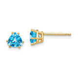 14k-5mm-trillion-blue-topaz-earrings-SolomonJeweler-Wichita-KS-CustomJewelry