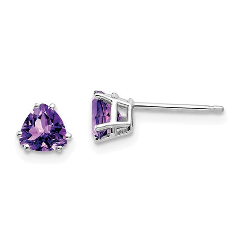 14k-white-gold-5mm-trillion-amethyst-earrings-SolomonJeweler-Wichita-KS-CustomJewelry