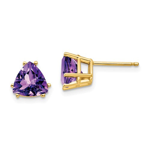 14k-7mm-trillion-amethyst-earrings-SolomonJeweler-Wichita-KS-CustomJewelry