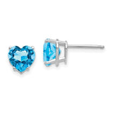 14k-white-gold-7mm-heart-blue-topaz-earrings-SolomonJeweler-Wichita-KS-CustomJewelry