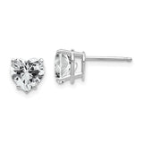14k-white-gold-cubic-zirconia-heart-stud-earrings-SolomonJeweler-Wichita-KS-CustomJewelry