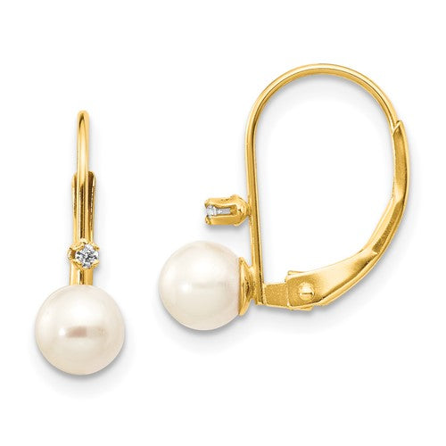14k-5-6mm-round-white-fwc-pearl-02-ct-diamond-leverback-earrings-SolomonJeweler-Wichita-KS-CustomJewelry
