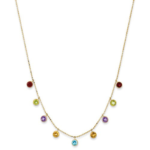 14k-multi-color-gemstone-necklace-16-w-2in-ext-SolomonJeweler-Wichita-KS-CustomJewelry