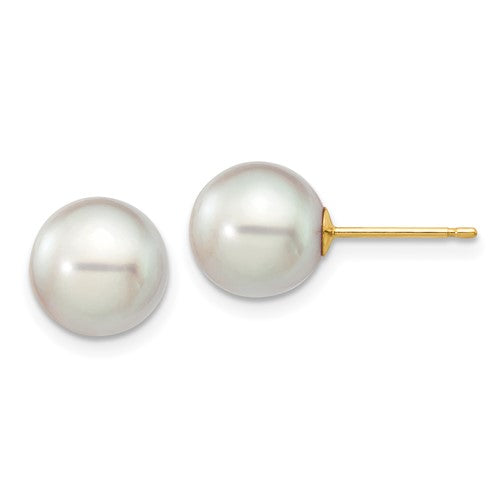 14k-8-9mm-round-grey-saltwater-akoya-cultured-pearl-stud-post-earrings-SolomonJeweler-Wichita-KS-CustomJewelry