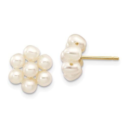 14k-3-4mm-white-egg-freshwater-cultured-pearl-flower-earrings-SolomonJeweler-Wichita-KS-CustomJewelry