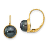 14k-6-7mm-black-button-freshwater-cultured-pearl-leverback-earrings-SolomonJeweler-Wichita-KS-CustomJewelry