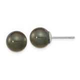 14k-wg-10-11mm-black-round-saltwater-cultured-tahitian-pearl-post-earrings-SolomonJeweler-Wichita-KS-CustomJewelry
