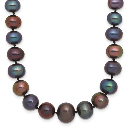 14k-wg-4-10mm-graduated-near-rnd-black-fwc-pearl-18in-necklace-SolomonJeweler-Wichita-KS-CustomJewelry