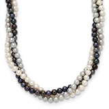 14k-6-7mm-multicolor-freshwater-cultured-pearl-3-strand-necklace-SolomonJeweler-Wichita-KS-CustomJewelry