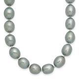 14k-white-gold-8-9mm-grey-rice-freshwater-cultured-pearl-necklace-SolomonJeweler-Wichita-KS-CustomJewelry