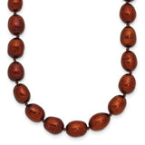 14k-7-8mm-brown-rice-freshwater-cultured-pearl-necklace-SolomonJeweler-Wichita-KS-CustomJewelry