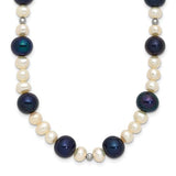 14k-wg-black-and-white-semi-round-freshwater-cultured-mirror-bead-necklace-SolomonJeweler-Wichita-KS-CustomJewelry