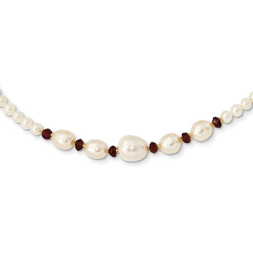 14k-white-freshwater-cultured-pearl-faceted-4-0-garnet-bead-necklace-SolomonJeweler-Wichita-KS-CustomJewelry
