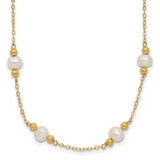14k-5-6mm-white-near-round-fw-cultured-pearl-bead-12-station-necklace-SolomonJeweler-Wichita-KS-CustomJewelry