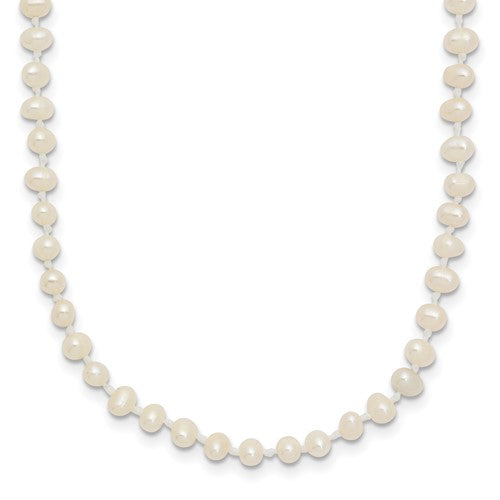 14k-3-4mm-white-semi-round-freshwater-cultured-pearl-necklace-SolomonJeweler-Wichita-KS-CustomJewelry
