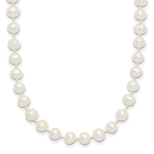 14k-4-5mm-white-semi-round-freshwater-cultured-pearl-necklace-SolomonJeweler-Wichita-KS-CustomJewelry