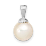 14k-white-gold-9-10mm-round-white-saltwater-south-sea-pearl-pendant-SolomonJeweler-Wichita-KS-CustomJewelry