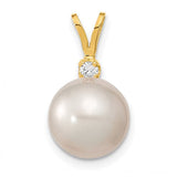 14k-9-10mm-white-saltwater-cultured-south-sea-pearl-05ct-diamond-pendant-SolomonJeweler-Wichita-KS-CustomJewelry