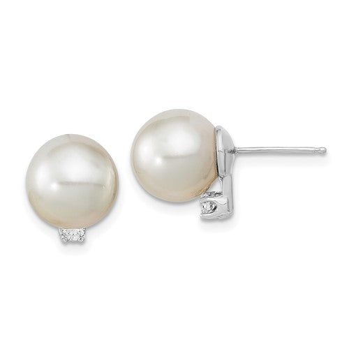 14kw-9-10mm-round-white-saltwater-south-sea-pearl-and-diamond-earrings-SolomonJeweler-Wichita-KS-CustomJewelry