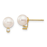 14k-6-7mm-white-round-saltwater-akoya-cultured-pearl-diamond-post-earrings-SolomonJeweler-Wichita-KS-CustomJewelry