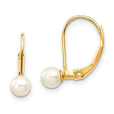 14k-4-5mm-white-round-freshwater-cultured-pearl-leverback-earrings-SolomonJeweler-Wichita-KS-CustomJewelry
