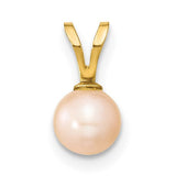 14k-gold-5-6mm-pink-round-pink-freshwater-cultured-pearl-pendant-SolomonJeweler-Wichita-KS-CustomJewelry