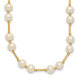 14k-6-7mm-white-near-round-freshwater-cultured-pearl-bead-necklace-SolomonJeweler-Wichita-KS-CustomJewelry