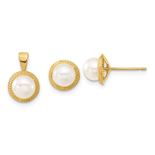 14k-5-6mm-white-button-fwc-pearl-earring-and-pendant-set-SolomonJeweler-Wichita-KS-CustomJewelry