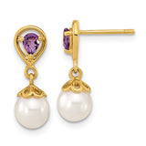 14k-6-7mm-white-round-fwc-pearl-amethyst-post-dangle-earrings-SolomonJeweler-Wichita-KS-CustomJewelry