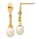 14k-5-6mm-white-teardrop-freshwater-cultured-pearl-post-dangle-earrings-SolomonJeweler-Wichita-KS-CustomJewelry