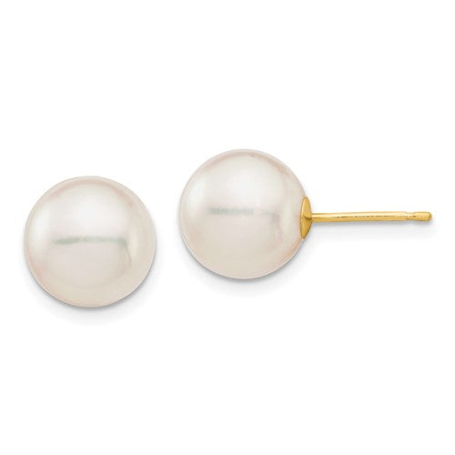 14k-9-10mm-white-round-saltwater-akoya-cultured-pearl-stud-post-earrings-SolomonJeweler-Wichita-KS-CustomJewelry
