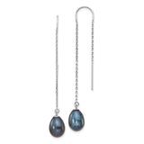 14k-white-gold-7-8mm-black-teardrop-fw-cultured-pearl-threader-earrings-SolomonJeweler-Wichita-KS-CustomJewelry