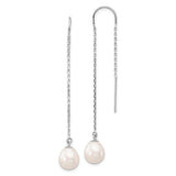 14k-white-gold-7-8mm-white-teardrop-fw-cultured-pearl-threader-earrings-SolomonJeweler-Wichita-KS-CustomJewelry