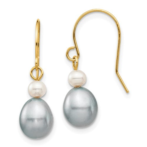 14k-4-7mm-white-grey-round-rice-fw-cultured-pearl-dangle-earrings-SolomonJeweler-Wichita-KS-CustomJewelry
