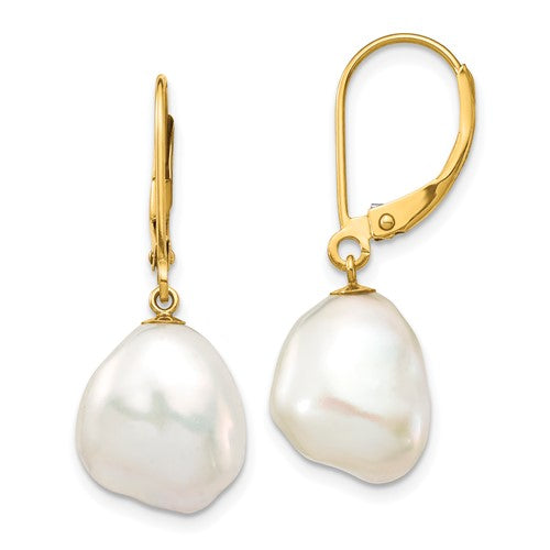 14k-10x12mm-white-keshi-freshwater-cultured-pearl-leverback-earrings-SolomonJeweler-Wichita-KS-CustomJewelry