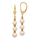 14k-5-6mm-pink-semi-round-freshwater-culutured-pearl-leverback-earrings-SolomonJeweler-Wichita-KS-CustomJewelry