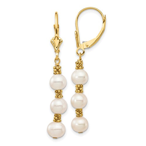 14k-5-6mm-white-semi-round-freshwater-cultured-pearl-leverback-earrings-SolomonJeweler-Wichita-KS-CustomJewelry