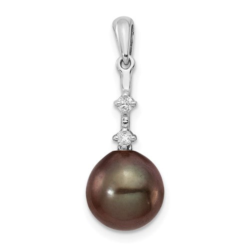 14k-wg-8-9mm-teardrop-saltwater-cultured-tahitian-pearl-04ct-dia-pendant-SolomonJeweler-Wichita-KS-CustomJewelry