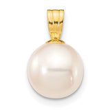 14k-8-9mm-white-round-freshwater-cultured-pearl-pendant-SolomonJeweler-Wichita-KS-CustomJewelry