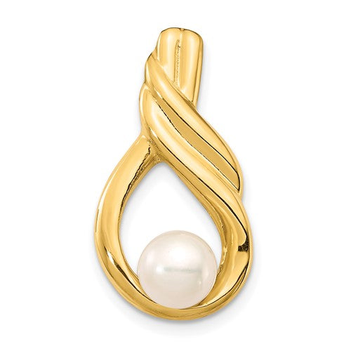 14k-6-7mm-white-button-freshwater-cultured-pearl-pendant-chain-slide-SolomonJeweler-Wichita-KS-CustomJewelry