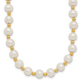 14k-6-7mm-white-near-round-fw-cultured-pearl-bead-necklace-SolomonJeweler-Wichita-KS-CustomJewelry